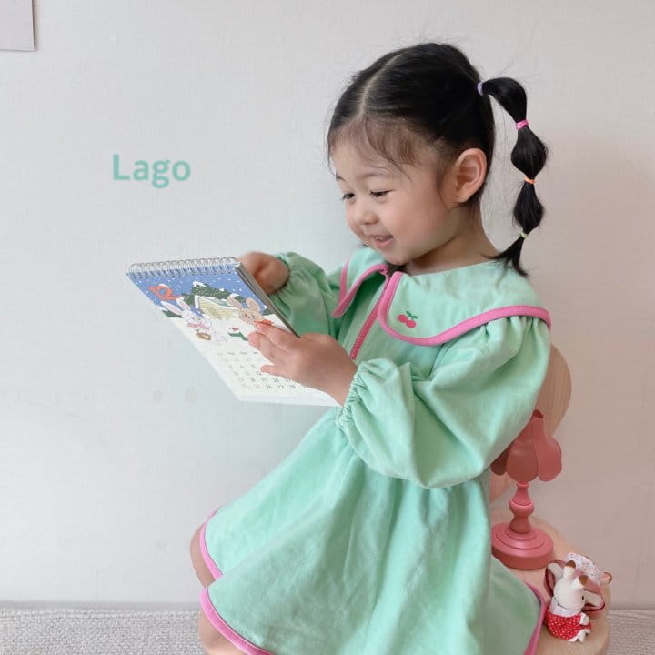Lago - Korean Children Fashion - #kidsshorts - Roa Collar One-piece - 9
