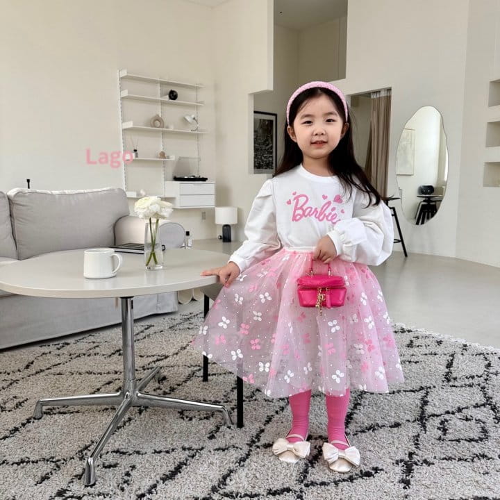 Lago - Korean Children Fashion - #kidsshorts - Barbie Sweatshirt - 12