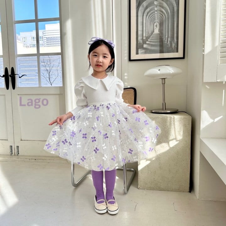 Lago - Korean Children Fashion - #kidsshorts - Charlotte Lace Tee - 10