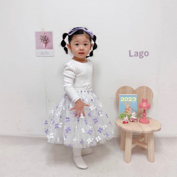 Lago - Korean Children Fashion - #kidsstore - Pure Mesh Skirt Leggings - 6