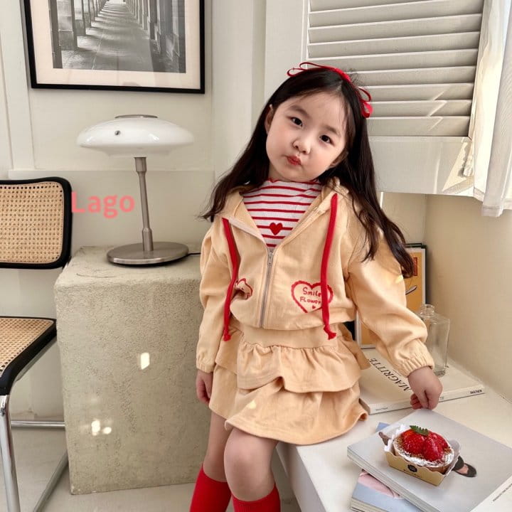 Lago - Korean Children Fashion - #kidsstore - Loty Hoody Zip-up - 2