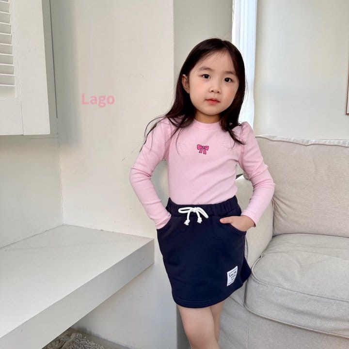 Lago - Korean Children Fashion - #kidsstore - Ribbon Tee