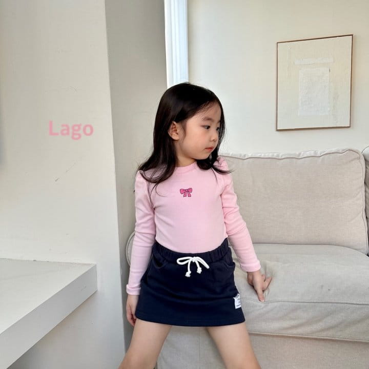 Lago - Korean Children Fashion - #kidzfashiontrend - Ribbon Tee - 2