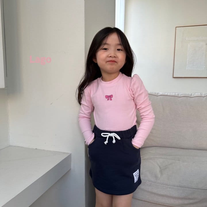 Lago - Korean Children Fashion - #Kfashion4kids - Ribbon Tee - 4