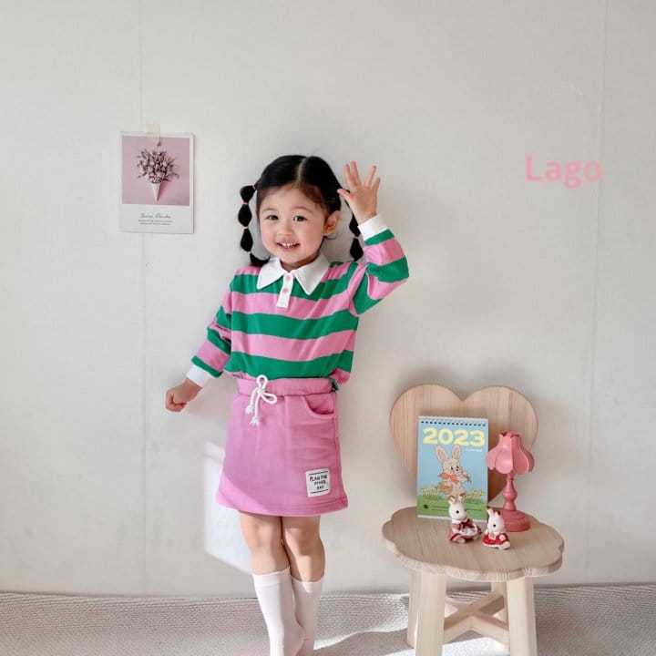 Lago - Korean Children Fashion - #littlefashionista - Pay Collar Tee - 10