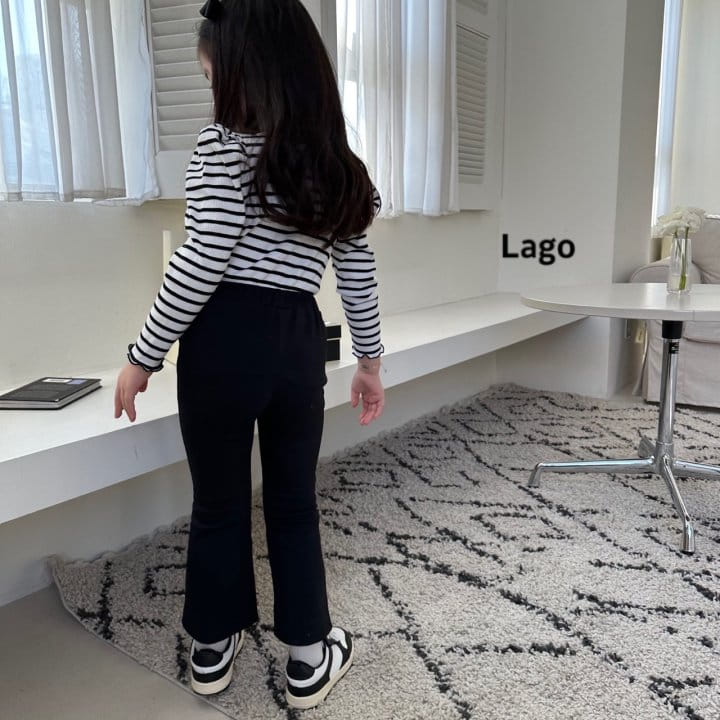 Lago - Korean Children Fashion - #magicofchildhood - Check Ribbon Pants - 3