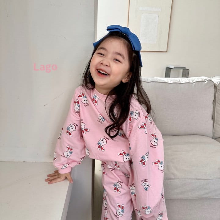 Lago - Korean Children Fashion - #magicofchildhood - Rabbit Top Bottom Set - 11