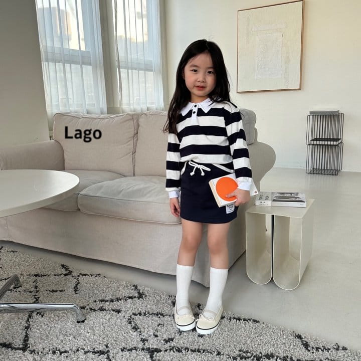 Lago - Korean Children Fashion - #magicofchildhood - Pay Collar Tee - 11