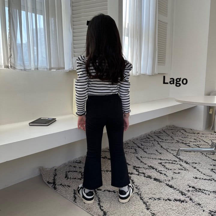 Lago - Korean Children Fashion - #magicofchildhood - Check Ribbon Pants - 4