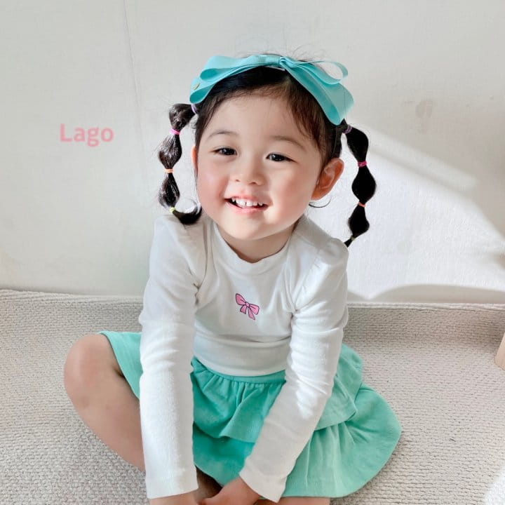 Lago - Korean Children Fashion - #minifashionista - Ribbon Tee - 6