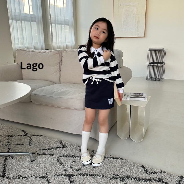 Lago - Korean Children Fashion - #minifashionista - Pay Collar Tee - 12