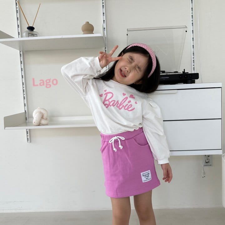 Lago - Korean Children Fashion - #prettylittlegirls - Barbie Sweatshirt - 5
