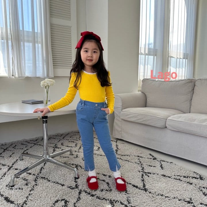 Lago - Korean Children Fashion - #minifashionista - Cellin Lace Tee - 4