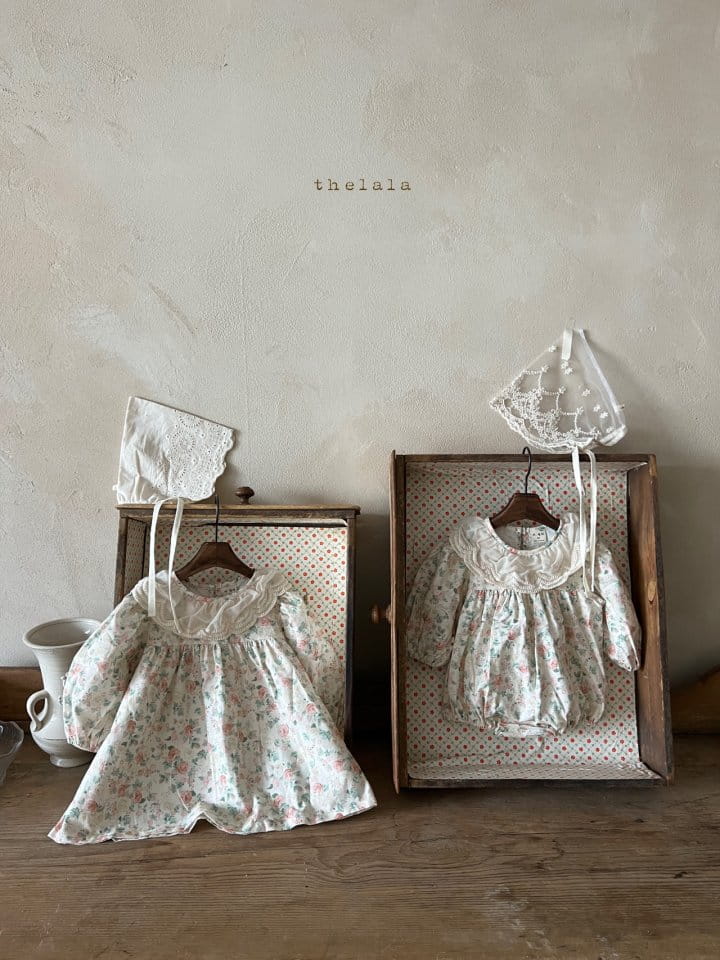 Lala - Korean Baby Fashion - #babyclothing - Flower a Piece Bodysuit