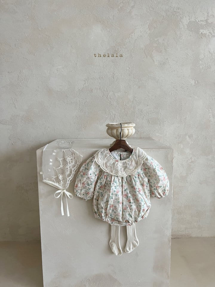 Lala - Korean Baby Fashion - #babyootd - Flower a Piece Bodysuit - 7