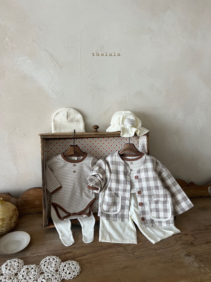 Lala - Korean Baby Fashion - #babyootd - Acorn Bodysuit - 3