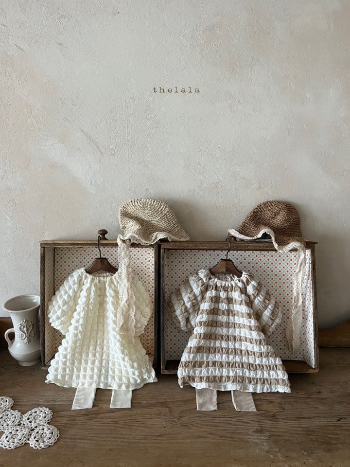 Lala - Korean Baby Fashion - #babyoutfit - Lace Latan Bonnet - 2