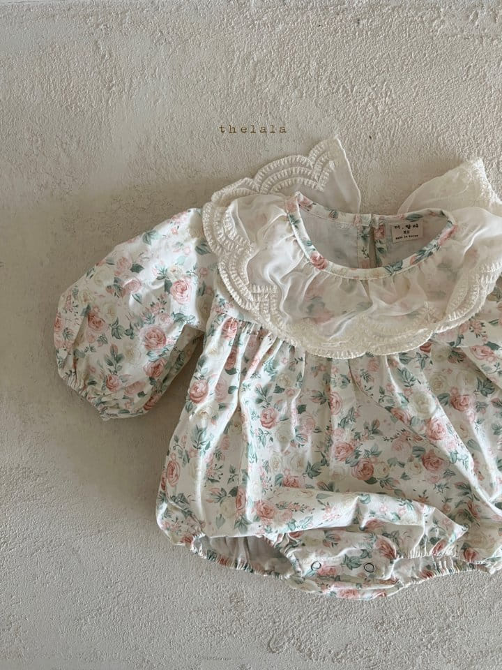 Lala - Korean Baby Fashion - #babywear - Flower a Piece Bodysuit - 10