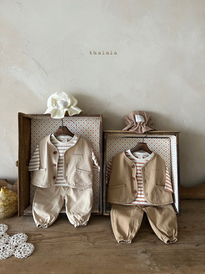 Lala - Korean Children Fashion - #toddlerclothing - Tin Stripes Tee - 2