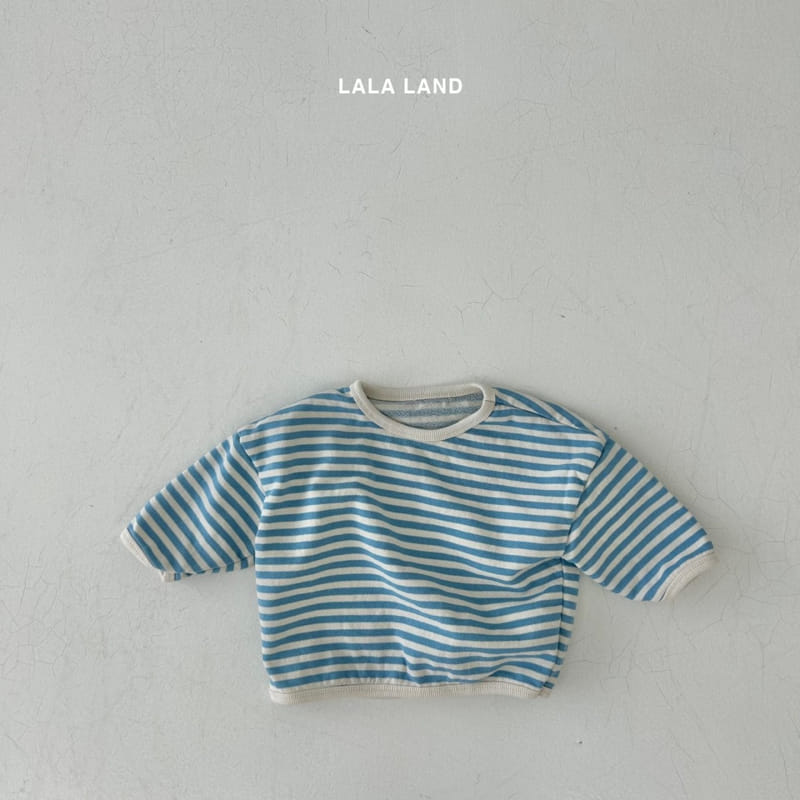 Lalaland - Korean Baby Fashion - #babyboutique - Bebe Stripes Piping Sweatshirt - 9