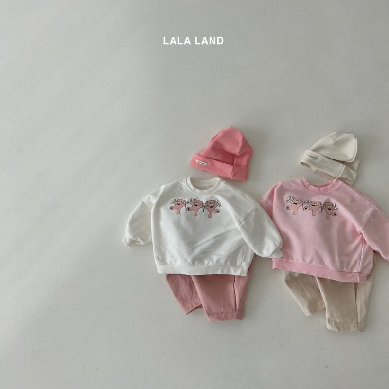 Lalaland - Korean Baby Fashion - #babyboutiqueclothing - Bebe Bear Three Sweatshirt - 12