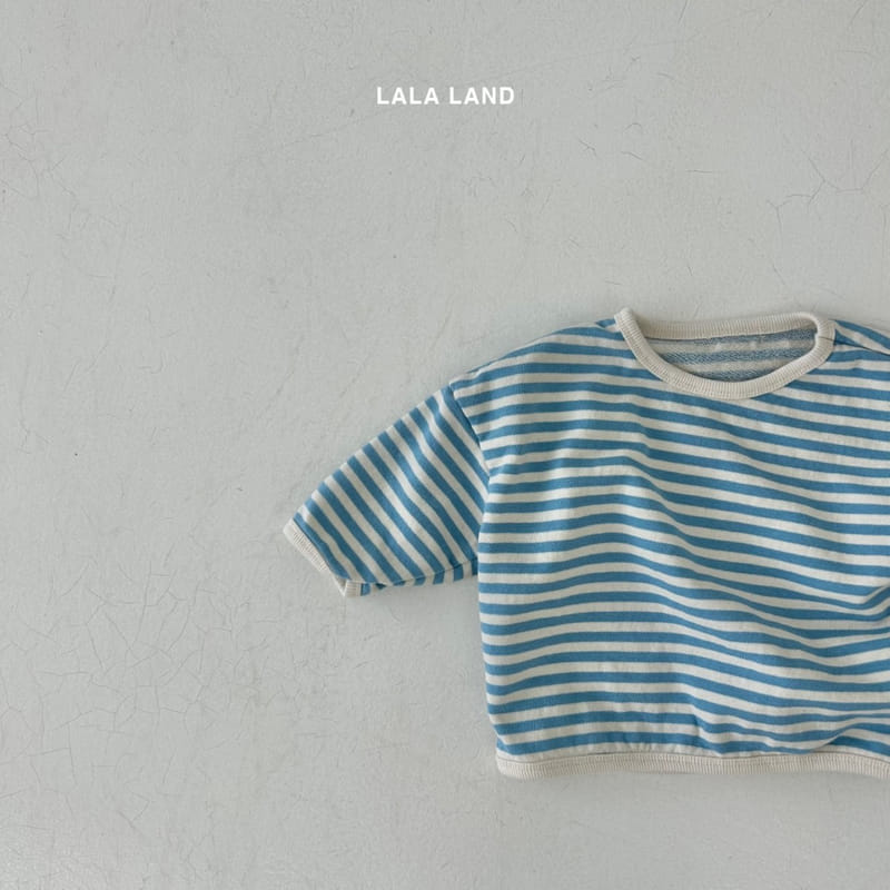 Lalaland - Korean Baby Fashion - #babyclothing - Bebe Stripes Piping Sweatshirt - 11