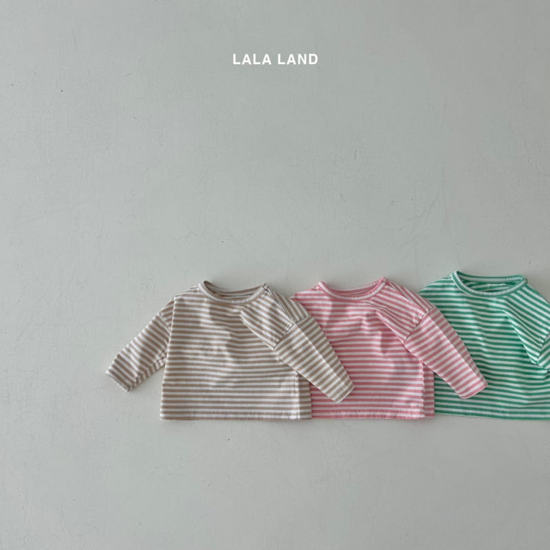 Lalaland - Korean Baby Fashion - #babyfashion - Bebe Stripes Tee - 4