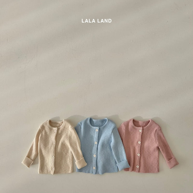 Lalaland - Korean Baby Fashion - #babyfever - Bebe Rib Cardigan - 5