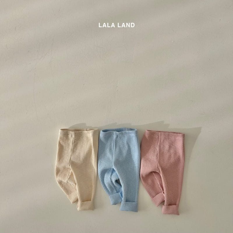 Lalaland - Korean Baby Fashion - #babyfashion - Bebe Rib Knit Leggings - 4
