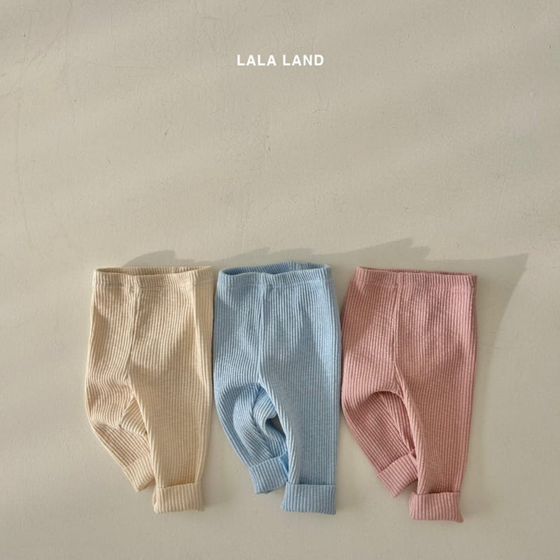 Lalaland - Korean Baby Fashion - #babygirlfashion - Bebe Rib Knit Leggings - 5