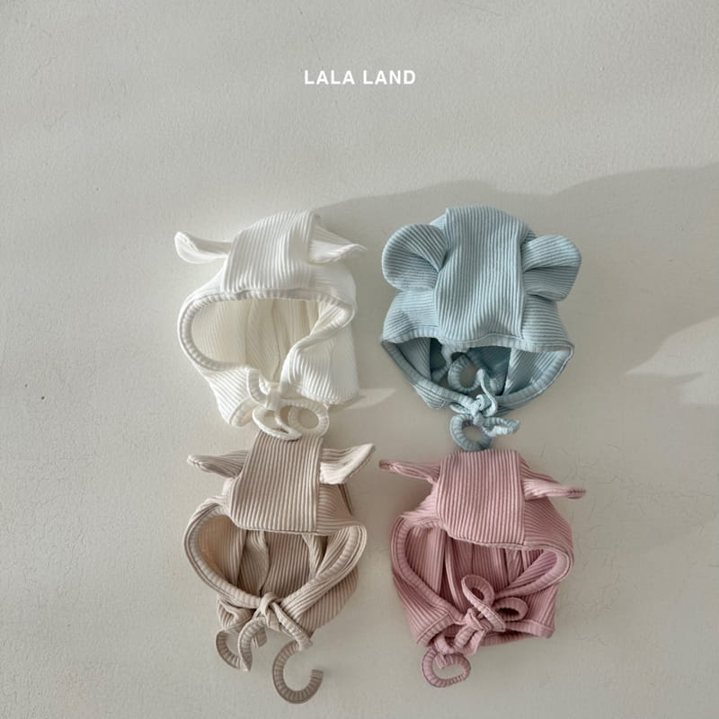 Lalaland - Korean Baby Fashion - #babygirlfashion - Bebe Bear Bonnet - 2