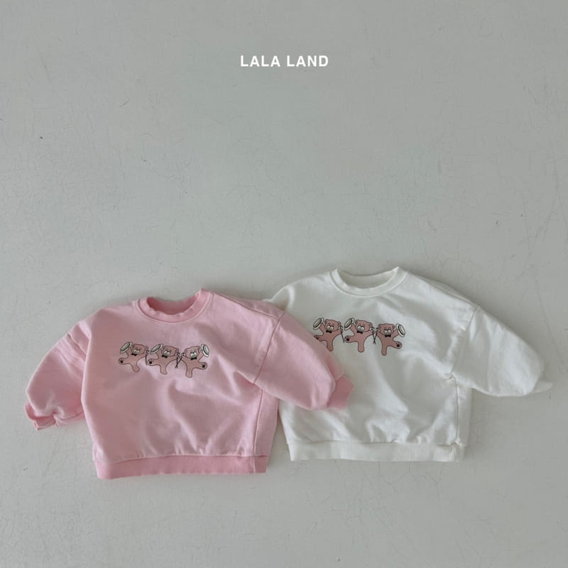 Lalaland - Korean Baby Fashion - #babygirlfashion - Bebe Bear Three Sweatshirt