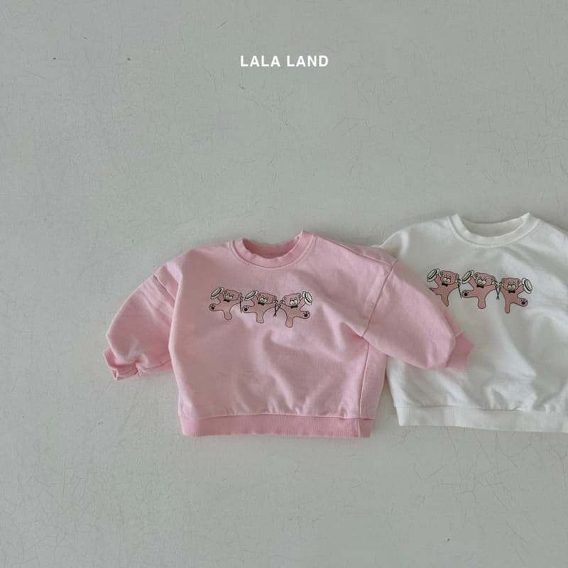 Lalaland - Korean Baby Fashion - #babylifestyle - Bebe Bear Three Sweatshirt - 2