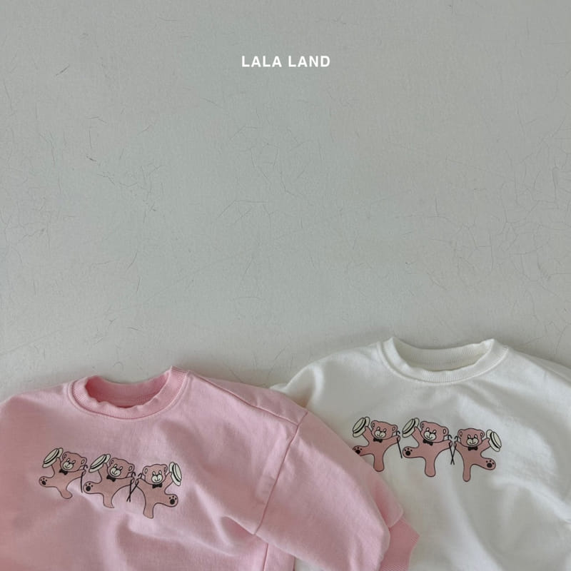 Lalaland - Korean Baby Fashion - #babyoninstagram - Bebe Bear Three Sweatshirt - 3
