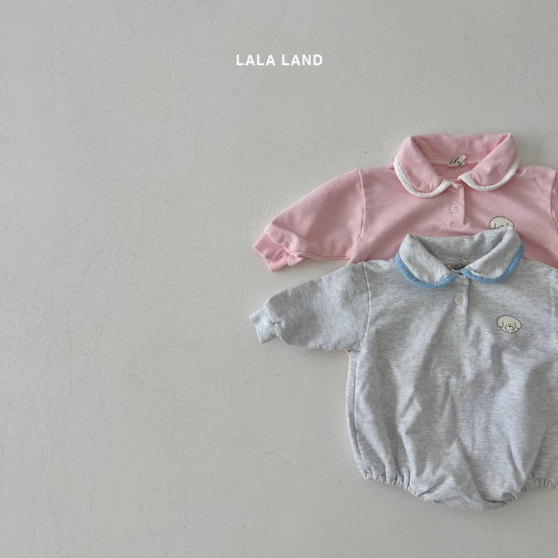 Lalaland - Korean Baby Fashion - #babyootd - Bebe Circle Collar Bodysuit