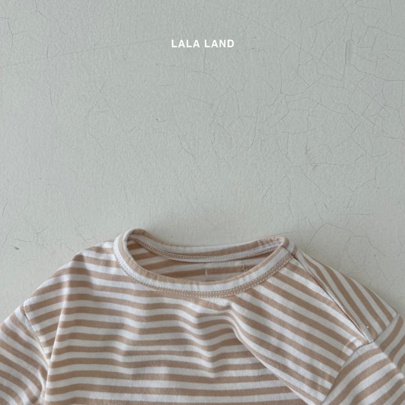 Lalaland - Korean Baby Fashion - #babyootd - Bebe Stripes Tee - 8