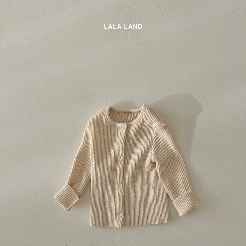 Lalaland - Korean Baby Fashion - #babyootd - Bebe Rib Cardigan - 9