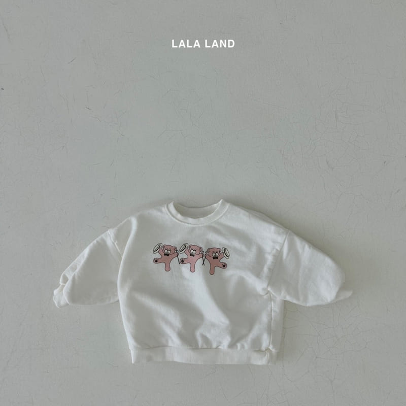 Lalaland - Korean Baby Fashion - #babyoninstagram - Bebe Bear Three Sweatshirt - 4