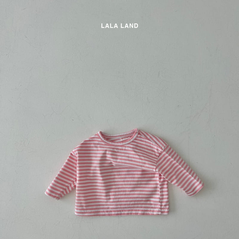 Lalaland - Korean Baby Fashion - #babyoutfit - Bebe Stripes Tee - 9