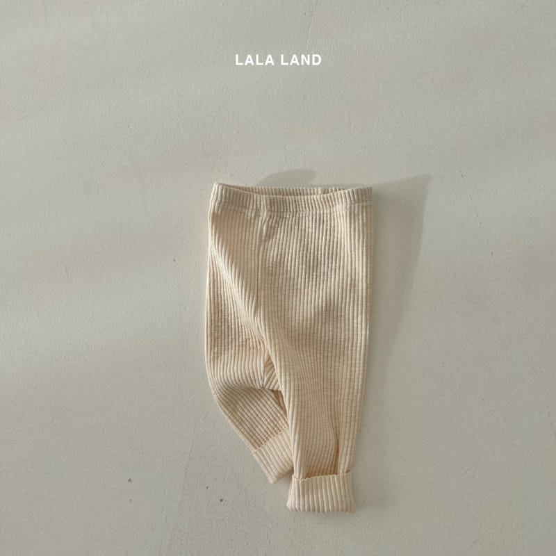 Lalaland - Korean Baby Fashion - #babyoutfit - Bebe Rib Knit Leggings - 9