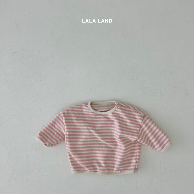 Lalaland - Korean Baby Fashion - #babywear - Bebe Stripes Piping Sweatshirt - 5