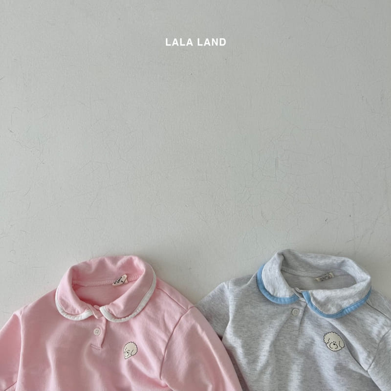 Lalaland - Korean Baby Fashion - #onlinebabyboutique - Bebe Circle Collar Bodysuit - 5