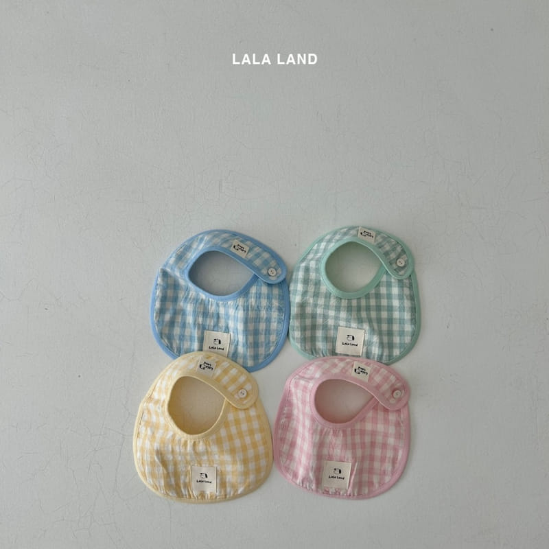 Lalaland - Korean Baby Fashion - #onlinebabyboutique - Bebe Checo Bib - 2
