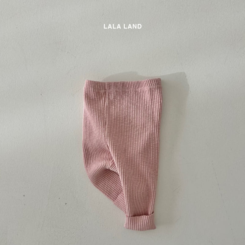 Lalaland - Korean Baby Fashion - #onlinebabyboutique - Bebe Rib Knit Leggings - 12