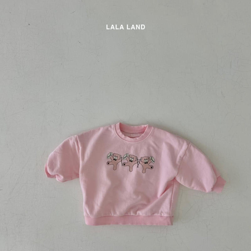 Lalaland - Korean Baby Fashion - #onlinebabyboutique - Bebe Bear Three Sweatshirt - 8