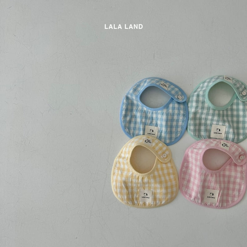 Lalaland - Korean Baby Fashion - #onlinebabyshop - Bebe Checo Bib - 3
