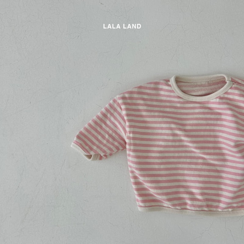 Lalaland - Korean Baby Fashion - #onlinebabyshop - Bebe Stripes Piping Sweatshirt - 7