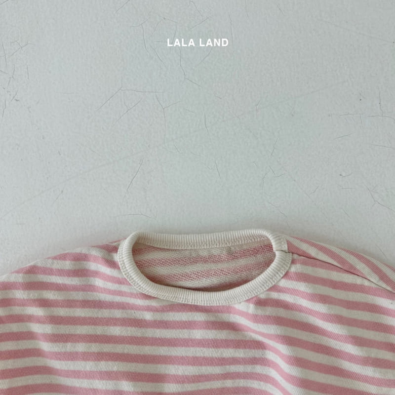 Lalaland - Korean Baby Fashion - #smilingbaby - Bebe Stripes Piping Sweatshirt - 8