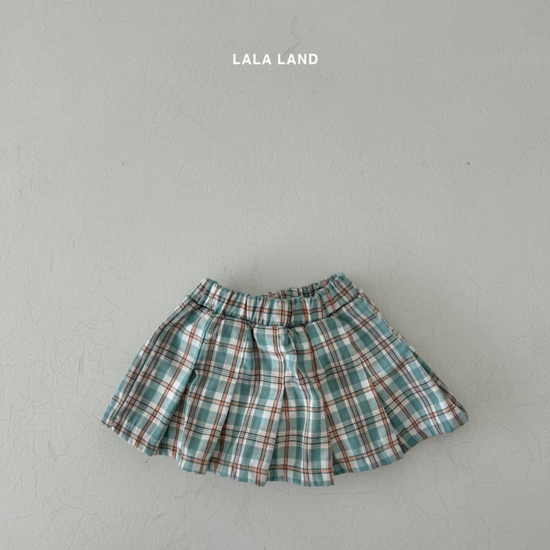 Lalaland - Korean Children Fashion - #childofig - Double Check Wrinkle Skirt - 12