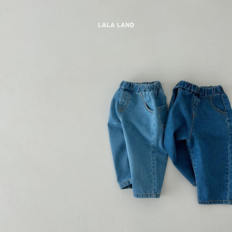 Lalaland - Korean Children Fashion - #childofig - Circle Baggy Jeans - 7